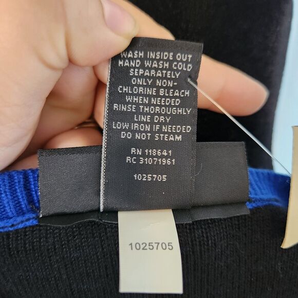 NEW Lane Bryant Womens Sweater Dress Plus Sz 18/20 Black Blue 3/4 Sleeve NWT - Picture 11 of 11